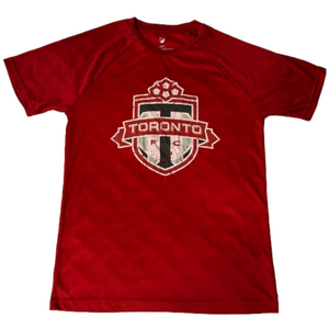 Toronto FC Drifit Soccer Athletic Activewear Short Sleeve Shirt Men Small MLS